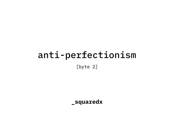 anti perfectionism blog post discussing getting things done