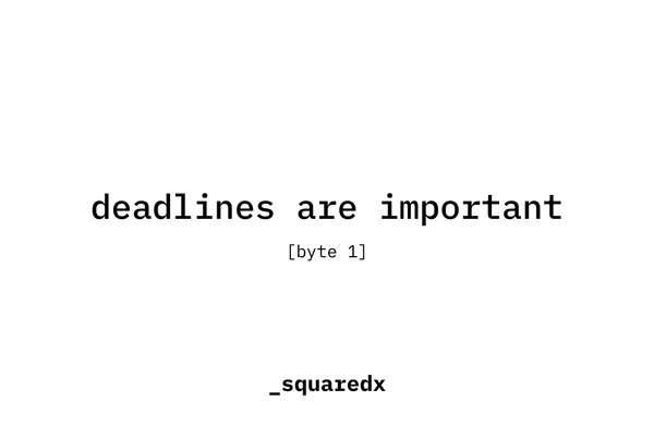deadlines are imporant on white background